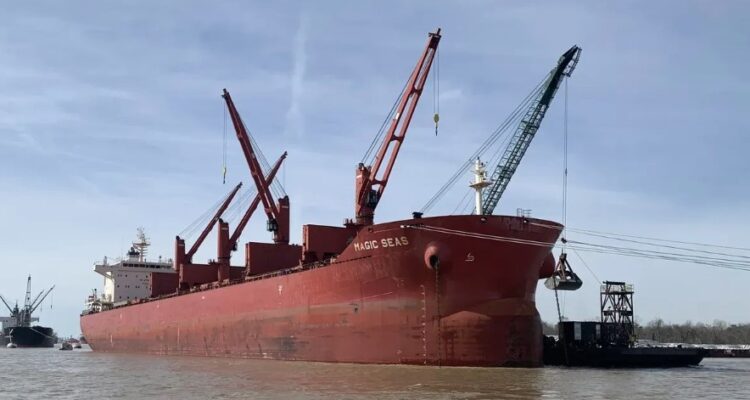 Ship attacked in the Red Sea is taking on water, UK military says