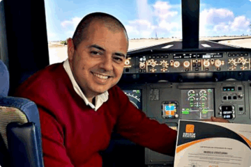 Vueling Airlines captain Ivan Chirivella