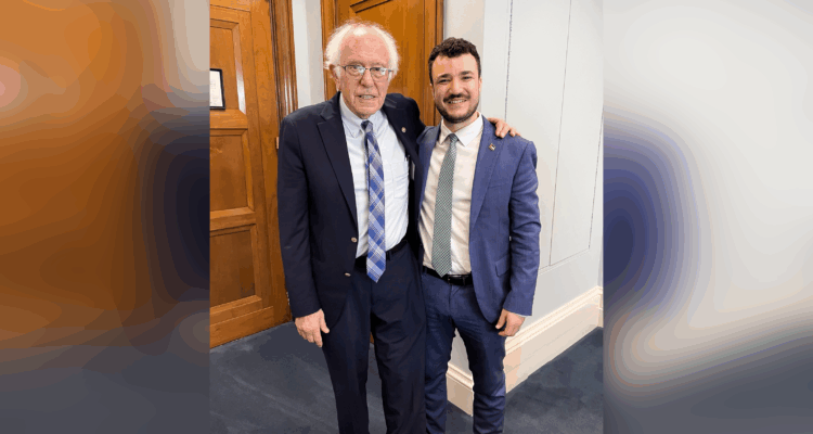 Anti-Israel student activist refuses to condemn Hamas, meets with Bernie Sanders