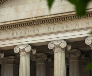 US Treasury Department in Washington, DC