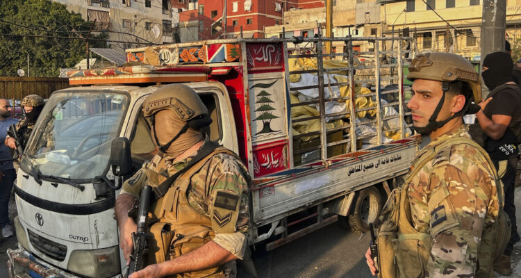 Lebanon says it is beginning disarmament of Palestinian factions in refugee camps