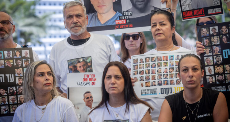 Hostage families urge ‘nationwide shutdown’ to end war, free captives