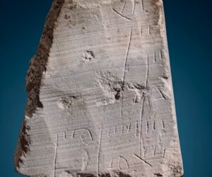 Ancient stone tablet