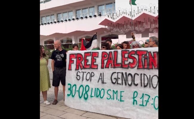 Venice film festival opens with ‘Stop the Genocide’