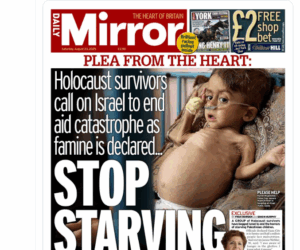 Daily Mirror Gazan child