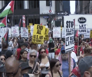 Anti-Israel rally