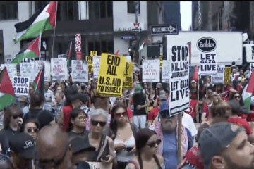 Anti-Israel rally