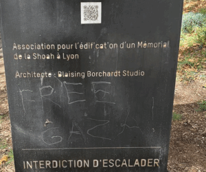 Holocaust memorial vandalism