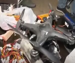 drone in secret Israeli workshop in Iran