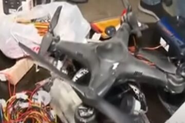 drone in secret Israeli workshop in Iran