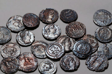 Ancient coin hoard