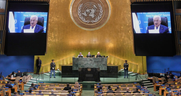 Israel denounces Abbas’s claims in UN speech, saying end game is elimination of Jewish state