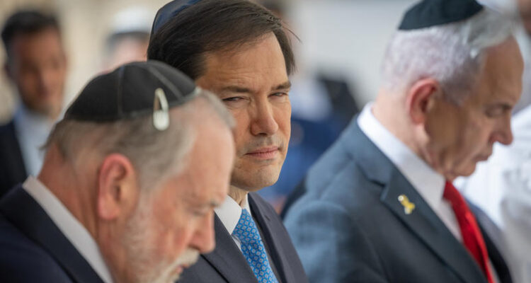 Palestinian Authority: Marco Rubio’s ‘invasion’ of the Western Wall was a crime against an Islamic holy place