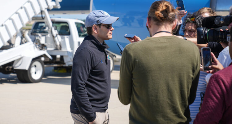 Rubio lands in Israel, says Hamas cannot continue to exist