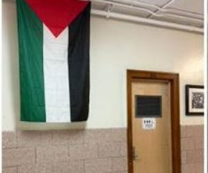 Palestinian flag Brooklyn school