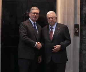 Keir Starmer Mahmoud Abbas