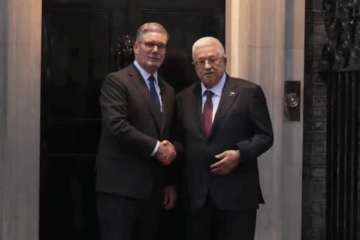 Keir Starmer Mahmoud Abbas