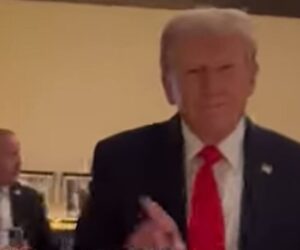 Trump facing anti-Israel protestors