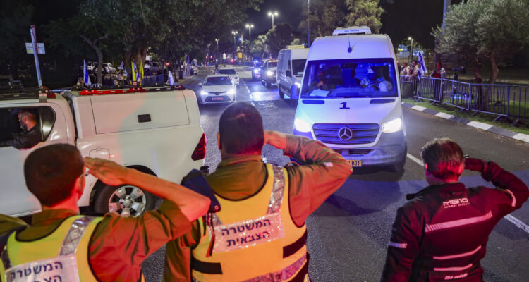 Remains of 3 people Hamas claims are hostages arrive in Israel for forensic testing