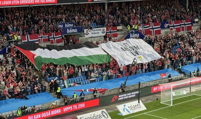 ‘Free Palestine’ – Anti-Israel protests erupt at Norway soccer game