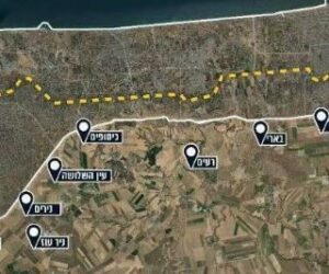 Yellow Line in Gaza