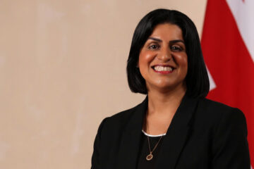 Britain's interior minister, Shabana Mahmoo