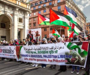 Rome Gaza protest