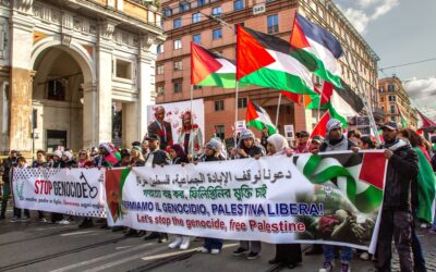 Rome Gaza protest