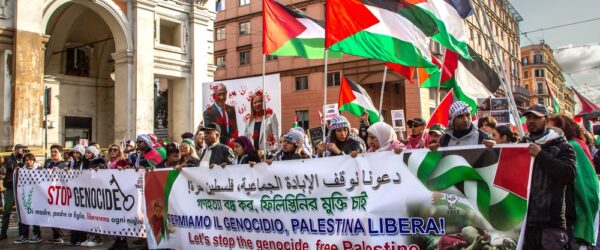 Rome Gaza protest