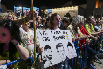 Hostage rally