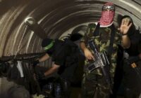 Hamas terrorists tunnel