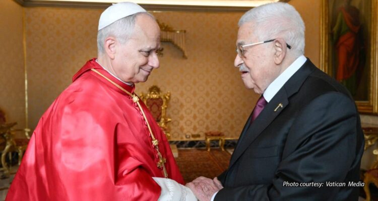 Pope Leo endorses 2-state solution during meeting with PA chairman