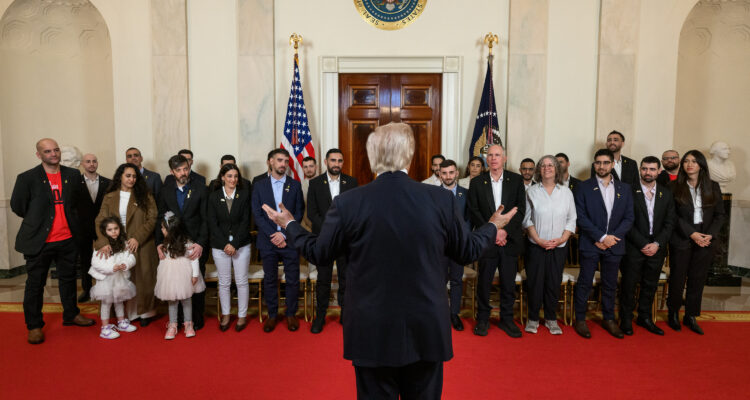 Kushner marks one year since release of last 20 living Israeli hostages