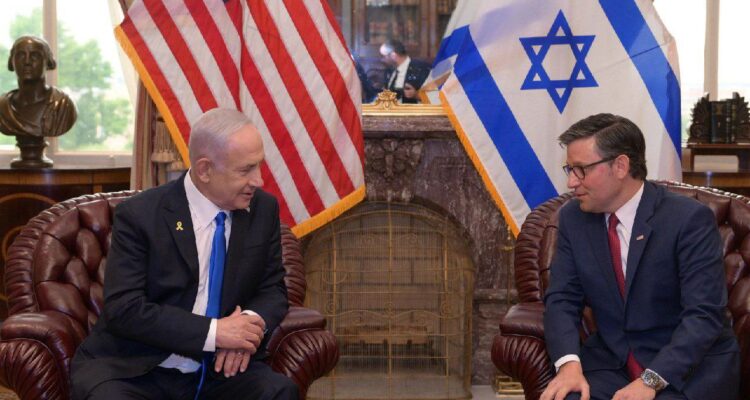 Netanyahu thanks Johnson for speaking up for Israel