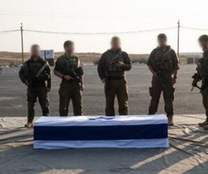 Hadar Goldin's coffin