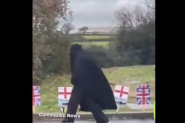 Burka-clad