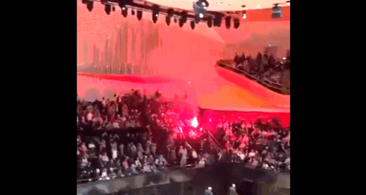 Anti-Israel protesters firebomb performance by Israeli philharmonic in Paris