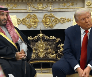 Bin Salman and Trump