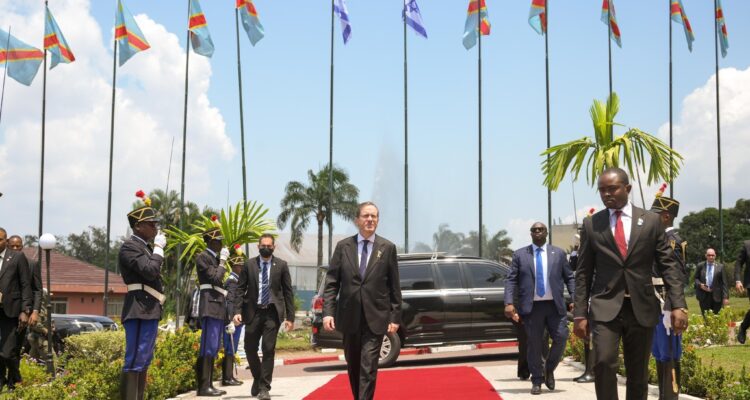 Herzog visits Congo, Zambia to deepen Israel-Africa ties