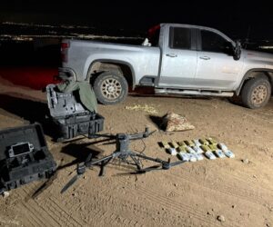 Drone smuggling weapons