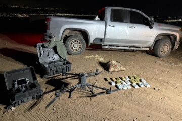 Drone smuggling weapons