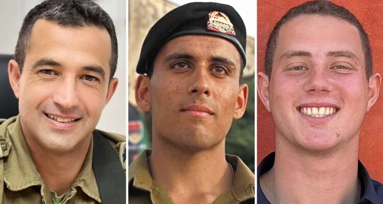 Hamas returns bodies of 3 IDF soldiers slain on Oct. 7