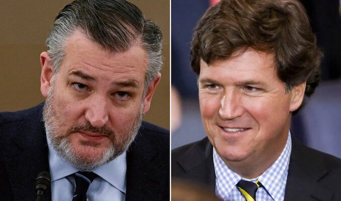 ‘Tucker created JD’ – Ted Cruz blasts JD Vance over ties to Tucker Carlson