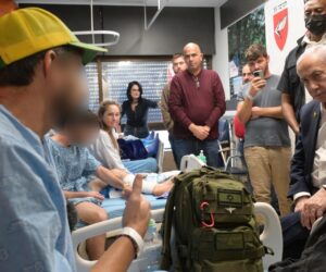 netanyahu wounded soldiers