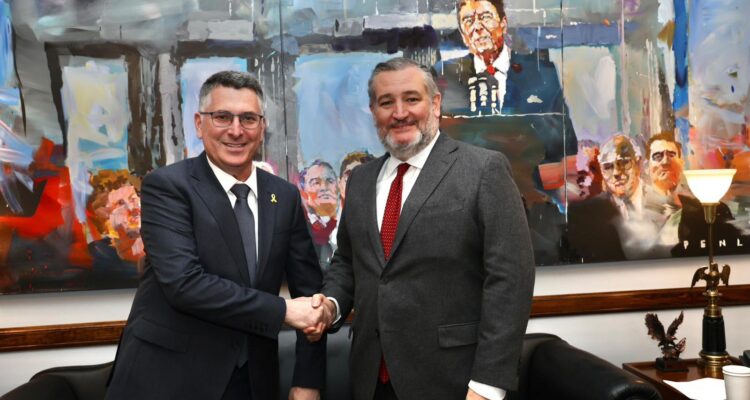 Sa’ar meets lawmakers on Capitol Hill, stresses Middle East peace, fight against radical Islam