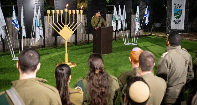 Zamir: IDF protecting Israelis on Chanukah, ‘holiday of light and strength’