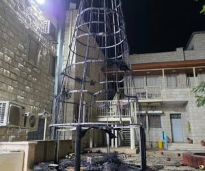 Jenin church arson