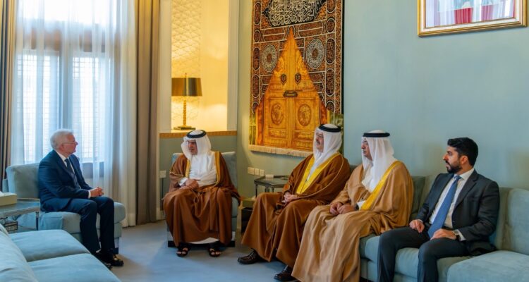 Bahrain’s crown prince meets Israeli envoy in Manama