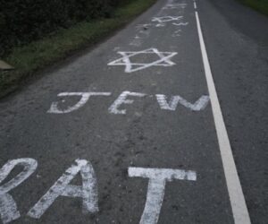 Antisemitic graffiti