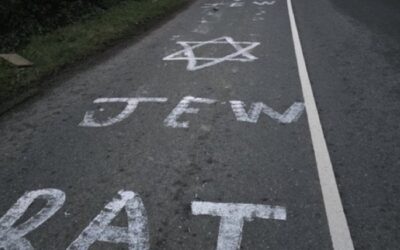 Antisemitic graffiti